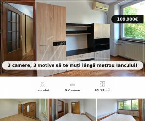 3 camere, 3 motive să te muți lângă metrou Iancului!