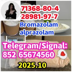  71368-80-4，Bromazolam;28981-97-7 ,alprazolam.  Alprazolam,28981-97-7,