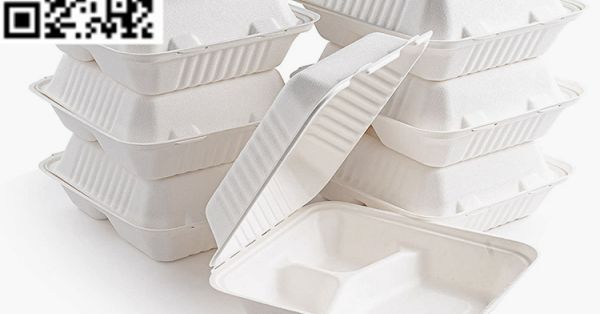 9 inch disposable clamshell box clamshell packaging bagasse clamshell ...
