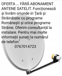Antene satelit fără abonament din Oradea