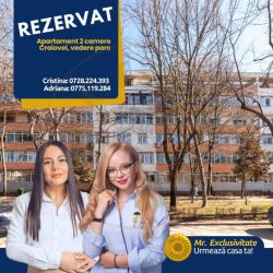  Apartament 2 camere Craiovei | Vedere parc | Centrala | Izolat termic