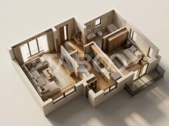 Apartament 2 camere decomandat cu pivnita si balcon zona Valea Aurie