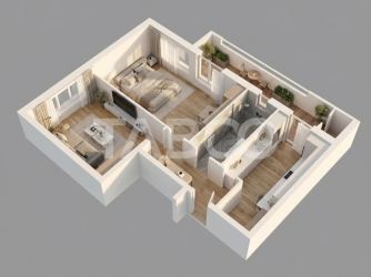 Apartament 2 camere decomandate si 41mp de gradina Doamna Stanca