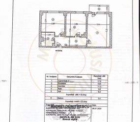 Apartament 2 camere, etaj 2, Banat ( Pediatrie)