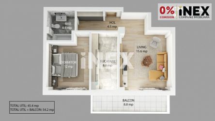 Apartament 2 camere in Pitesti | ECHO Gavana 