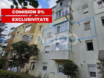 Apartament 2 camere semidecomandat 40 mp utili + balcon 5 mp etaj 2