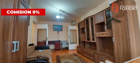 Apartament 2 camere, semidecomandat, 7/10, COMISION 0%, zona Dambovita