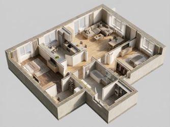 Apartament 3 camere boxă proprie de vânzare – Vatra Luminoas