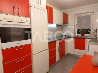 Apartament 55 mpu mobilat utilat 3 camere 2 balcoane pivnita Cisnadie