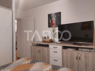 Apartament 55 mpu mobilat utilat 3 camere 2 balcoane pivnita Cisnadie
