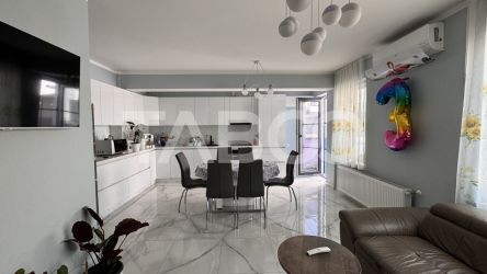 Apartament cu 3 camere de vanzare 80mp mobilat utilat terasa Turnisor 