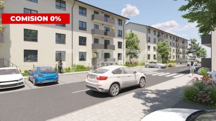 Apartament cu 3 camere la ETAJUL 2 cu loc parcare - COMISION 0%