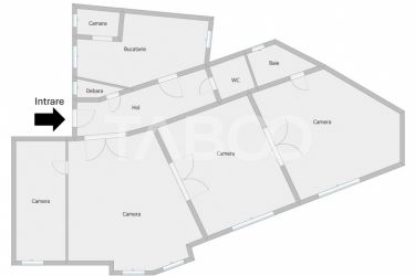 Apartament de inchiriat 4 camere bucatarie separata Centrul Istoric