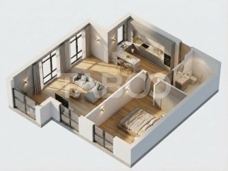 Apartament de vanzare 2 camere 59mp balcon Doamna Stanca