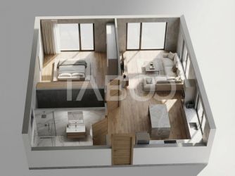 Apartament de vanzare 2 camere decomandate debara si parcare Selimbar