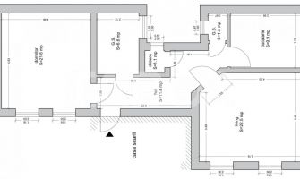 Apartament de vanzare 75mp 2 camere 2 bai etaj intermediar Central