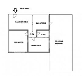 Apartament de vanzare cu 3 camere cu gradina de 85 mp si 2 parcari