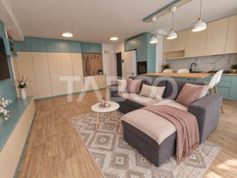 Apartament de vanzare cu 3 camere si balcon Kogalniceanu