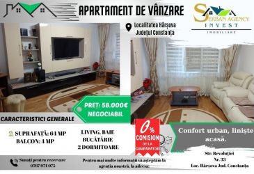 Apartament de vânzare Hârșova