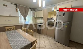 Apartament mobilat utilat 3 camere cu balcon zona Rahovei Sibiu