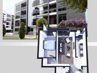 Apartament nou de vanzare, 2 camere Decomandat  Copou 