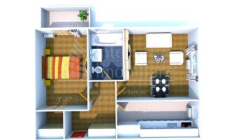 Apartament nou de vanzare, 2 camere Decomandat  Pacurari 