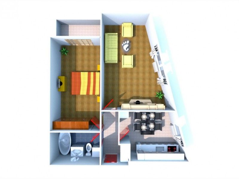 Apartament nou de vanzare, 2 camere Decomandat  Tatarasi -1