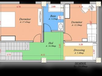 Apartament nou de vanzare, 4 camere Decomandat  Pacurari 