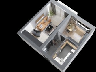 Apartament nou de vanzare, o camera Decomandat  Poitiers 