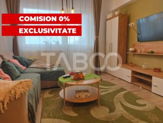 Apartament renovat 66 mp 3 camere 2 bai balcon pivnita Cisnadie