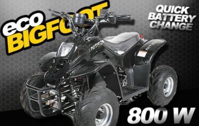 ATV electric pentru copii NITRO ECO Bigfoot 800W 36V #Negru