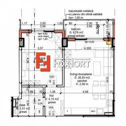 BLOC NOU Apartament 2 Camere 53mp utili open space, Soarelui - ID V340