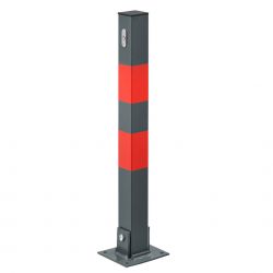 Blocator vertical metalic pentru locul de parcare, 65 cm, otel 