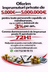 Bună ziua, sunteți în căutarea unei finanțări?