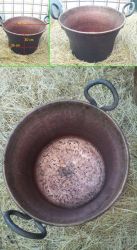 Caldare (ceaun) vechi de cupru 35 litri