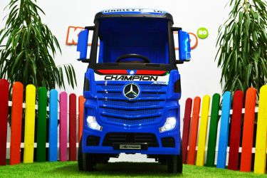 Camion electric Mercedes Actros 4x4 180W 12V 14Ah PREMIUM #Blue