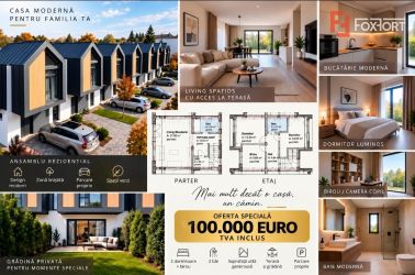 Casa 4 camere de vanzare| pret de apartament| 115 mp construiti| Arad|