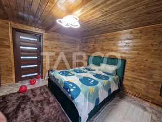 Casa A frame 125 mp utili cu terasa 30 mp si teren 586 mp Daia Noua