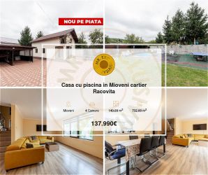 Casa cu piscina in Mioveni cartier Racovita