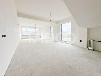 Casa cuplata semifinisata de vanzare in Dambul Rotund cu garaj