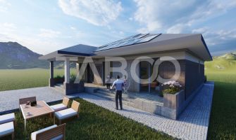 Casa de vanzare cu 3 camere   Sura Mica Sibiu 500 mp teren