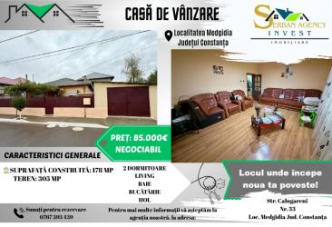 Casă de vânzare – Zona Platou, Medgidia