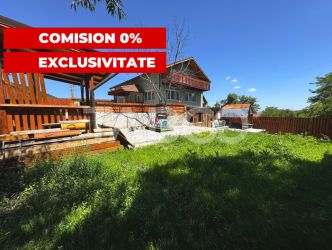 Casa de vis la munte 7 camere 5 bai ciubar teren 558 mp Rasinari Sibiu