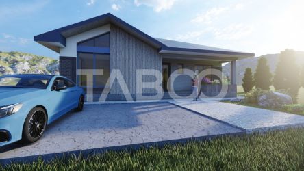 Casa individuala de vanzare cu 4 camere Sura Mica Sibiu 608 mp teren
