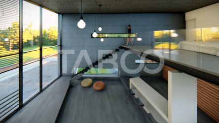 Casa individuala de vanzare cu terasa teren 320 mp zona Centrala Sibiu