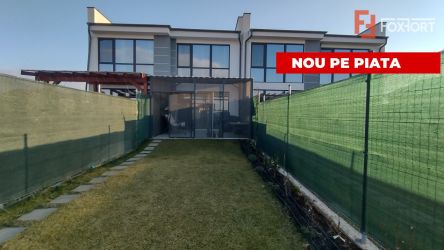 Casa insiruita, 4 camere, Sacalaz - arhitectura moderna, 2 locuri de p