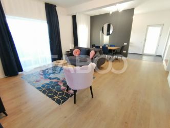 Casa moderna de inchiriat mobilata utilata cu garaj si curte Selimbar 