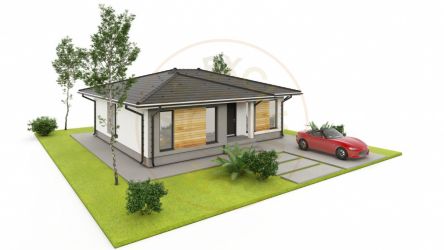 Casă nouă 3 camere | Smeura – Str. Bisericii | Predare la cheie | 