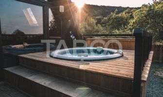 Casa tip A doua dormitoare doua bai cu 1000 mp teren in Tocile Sibiu