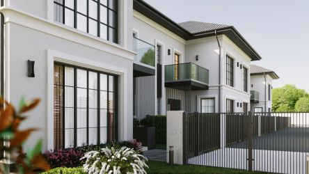 Casă tip duplex C3 – P+E, Popești Leordeni, terasă și curte – 